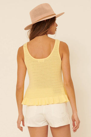 The Frill Of Summer Eyelet Tank Top