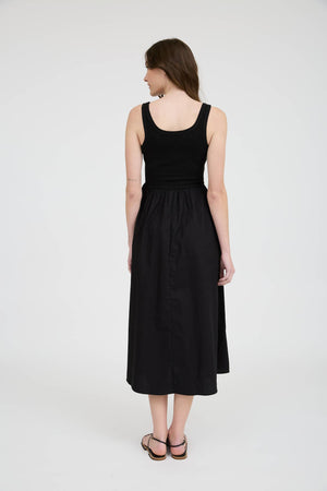Midnight Blossom Tank Dress