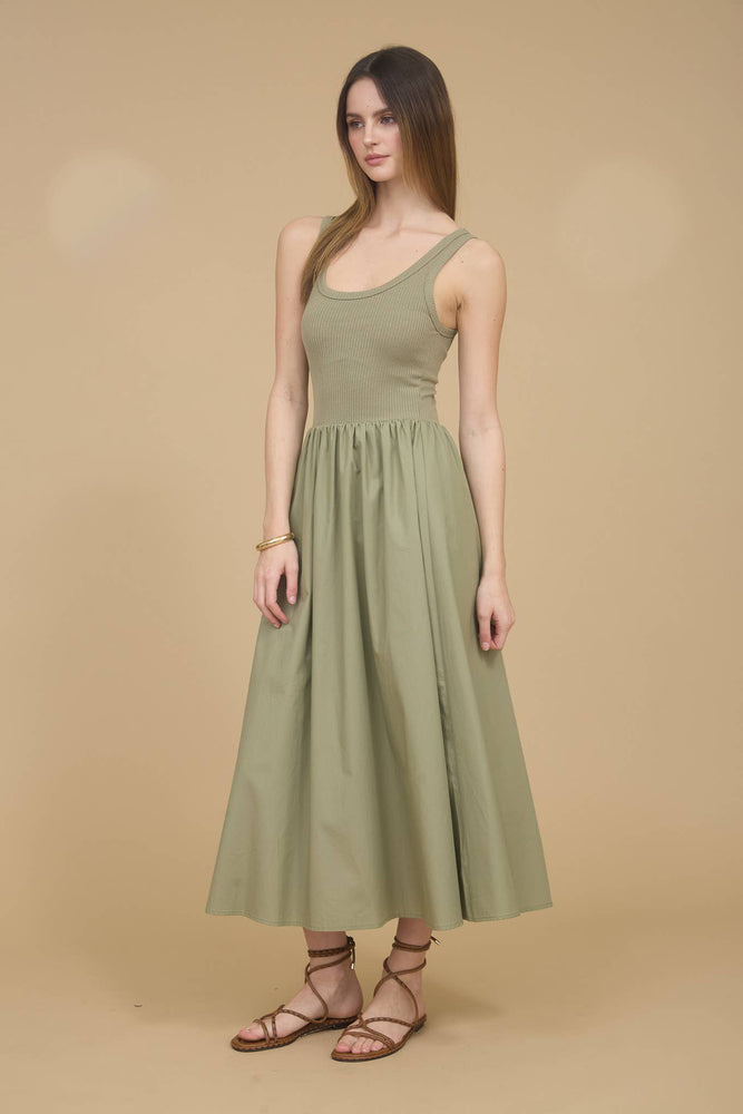 Midnight Blossom Tank Dress