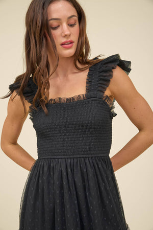 Sense of Spring Chiffon Dot MiniDress