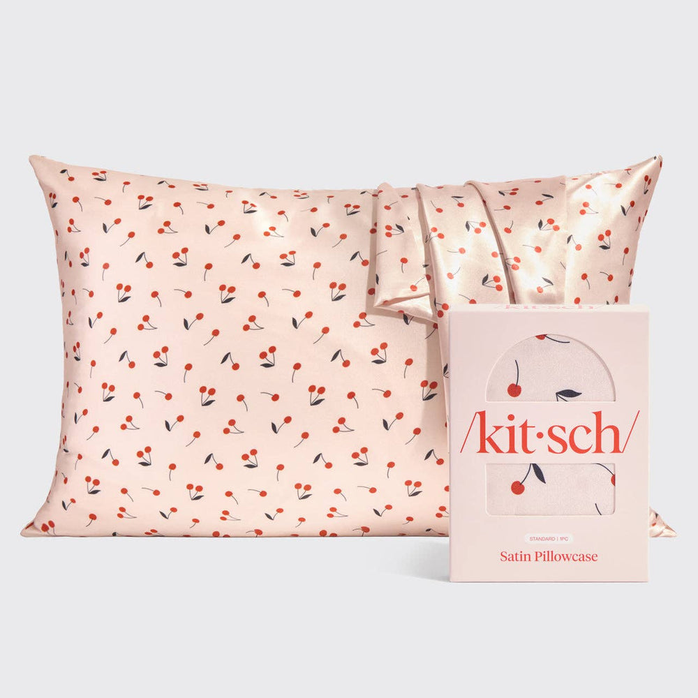 Satin Pillowcase - Cherry