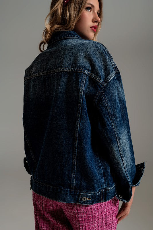 Boyfriend Relaxed Denim Jacket