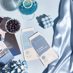 Blueberry Coconut Milk Firming Plant-Based Milk Sheet Mask