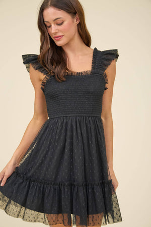 Sense of Spring Chiffon Dot MiniDress