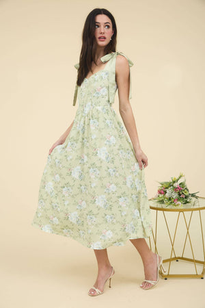 Oh So Darling Corset Midi Dress
