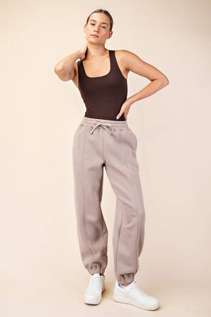 Maddison Terry Fleece Jogger Sweatpants