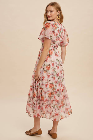 Brunch With Babes Floral Midi Dress