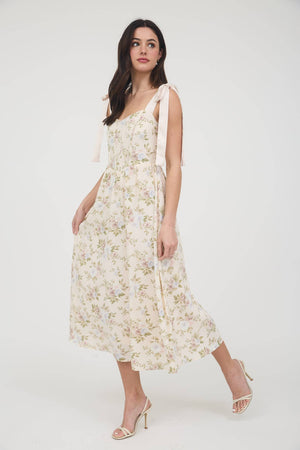 Oh So Darling Corset Midi Dress
