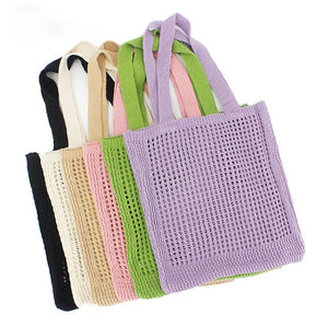 Easy Being Green Mesh Knit Bags