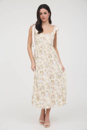 Oh So Darling Corset Midi Dress