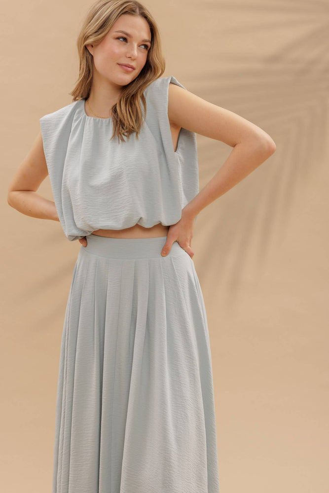 Simply Gorgeous Balloon Crop Top