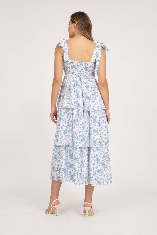 Garden In The Hamptons Midi Dress