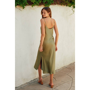 Going Out Cowl Neck Slip Dress