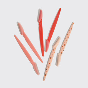 Recycled Plastic Dermaplaner 6pc - Cherry Blossom