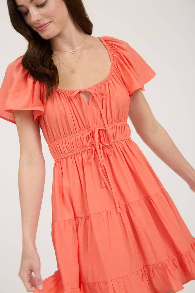 Market Flutter Mini Dress