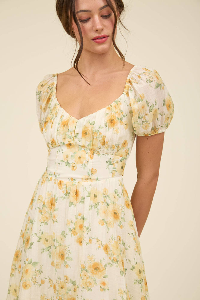 Butter Florals Mini Dress