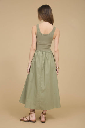 Midnight Blossom Tank Dress