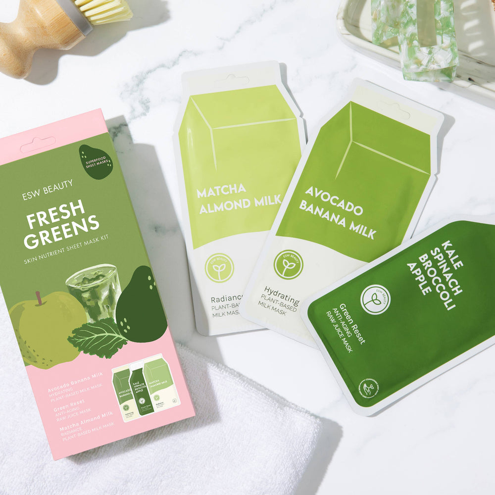 Fresh Greens Superfood Sheet Mask Set