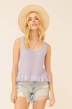 The Frill Of Summer Eyelet Tank Top