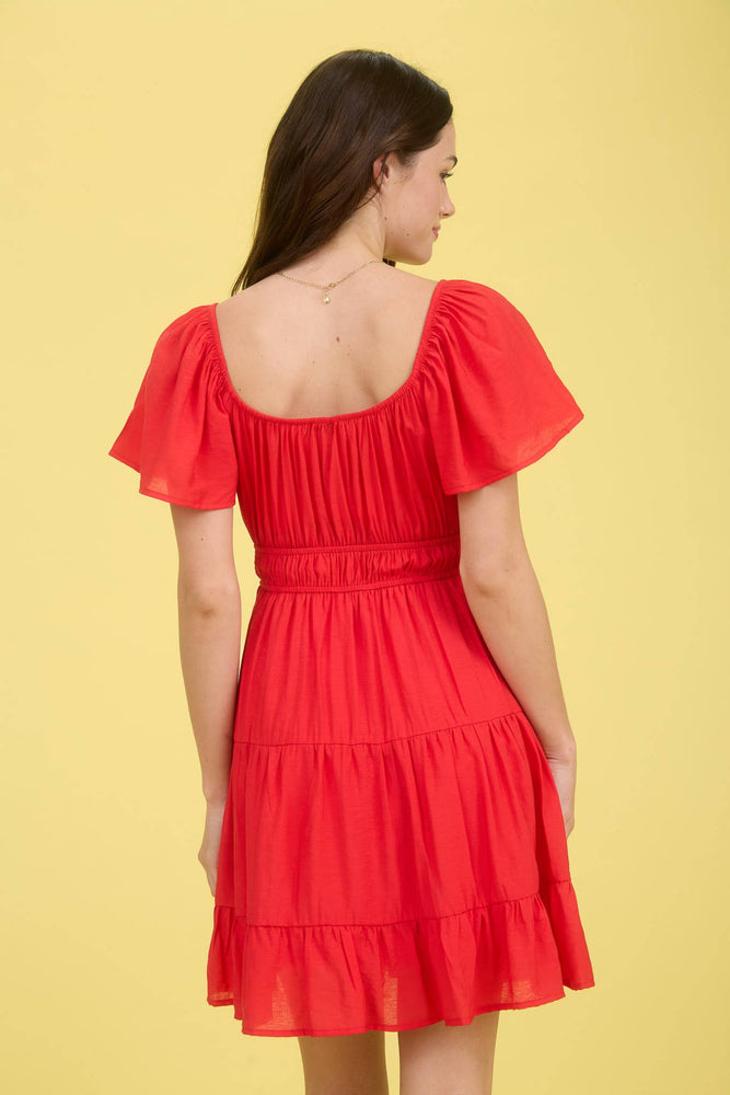 Market Flutter Mini Dress