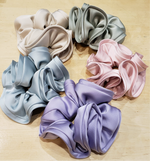 XL Elegant Edged Satin Scrunchie