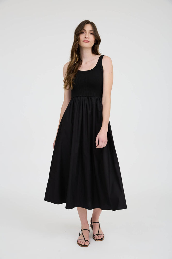 Midnight Blossom Tank Dress