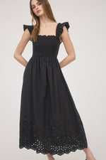 Once Upon A Dream Eyelet Midi Dress