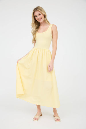 Midnight Blossom Tank Dress