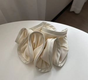 Elegant Edged Satin Scrunchie