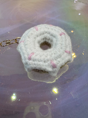 Crochet Donut Keychain