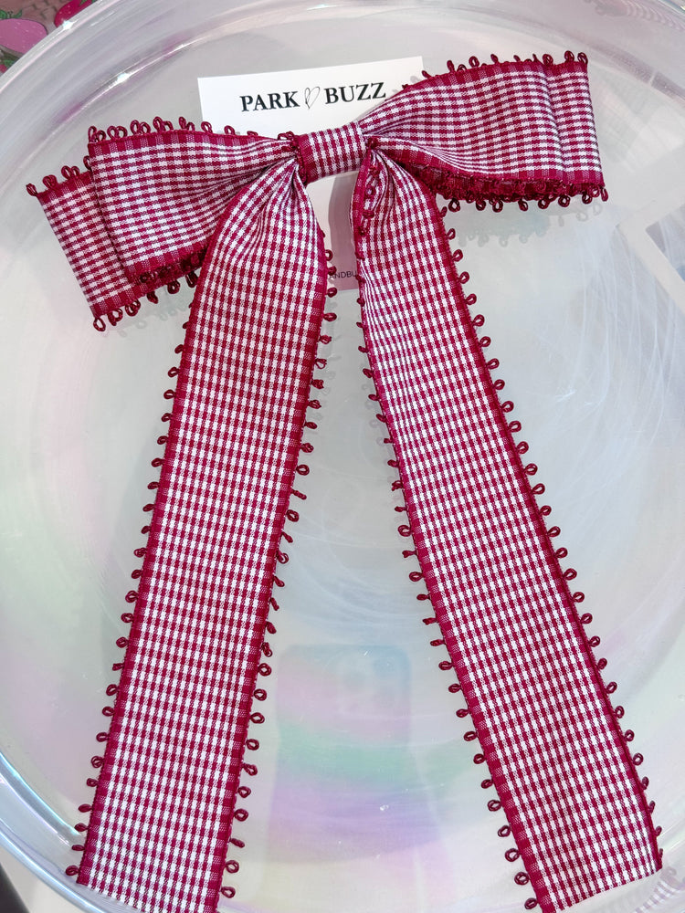 Cherry Picnic Hair Bow