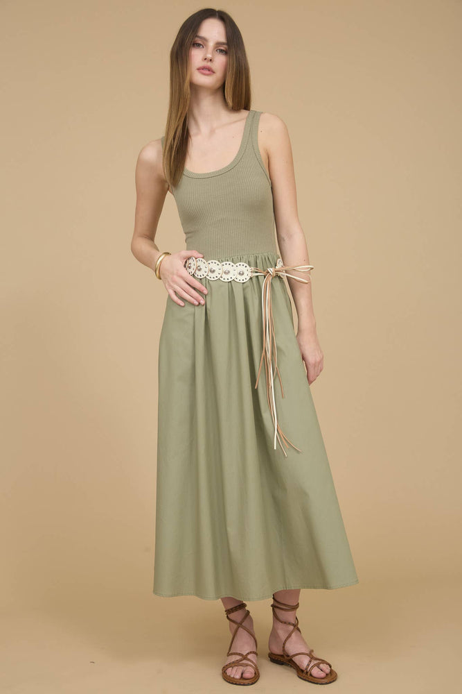 Midnight Blossom Tank Dress