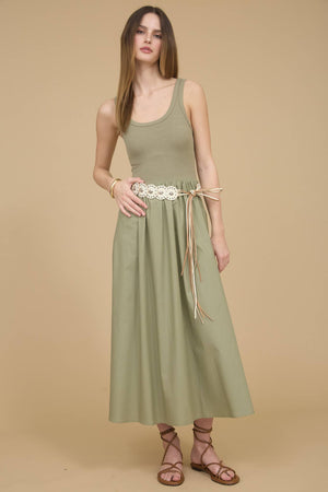 Midnight Blossom Tank Dress