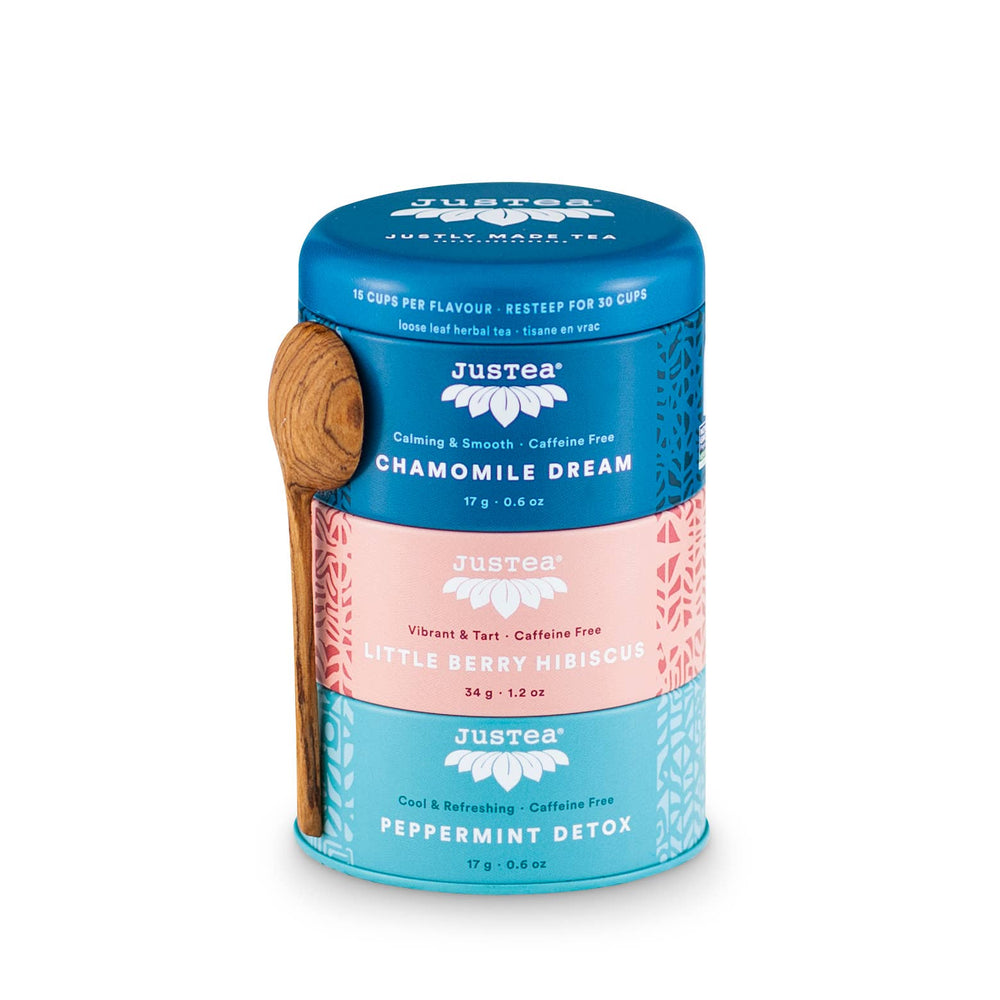 Herbal Tea Trio - Organic, Fair-Trade Tea Gift
