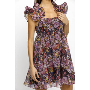 Flutter Garden Baby Doll Mini Dress