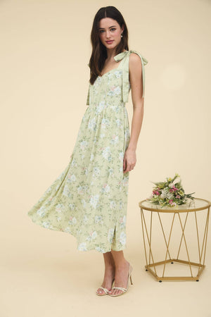 Oh So Darling Corset Midi Dress