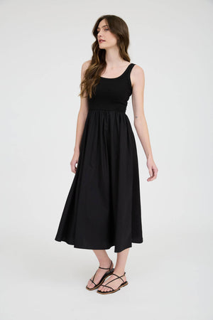 Midnight Blossom Tank Dress