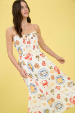 European Seaside Midi Dress