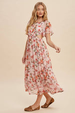 Brunch With Babes Floral Midi Dress