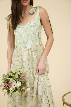 Oh So Darling Corset Midi Dress