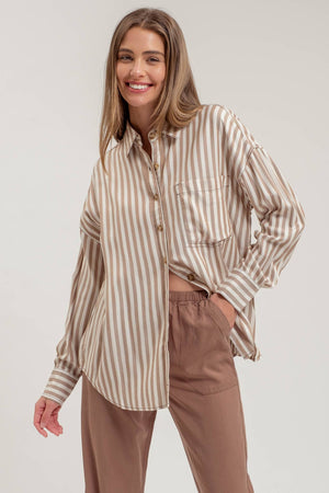 Classic Stripe Button Down