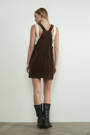 So Cute Overall Mini Dress
