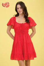 Market Flutter Mini Dress