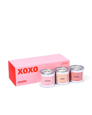 XOXO Mini Candle Set