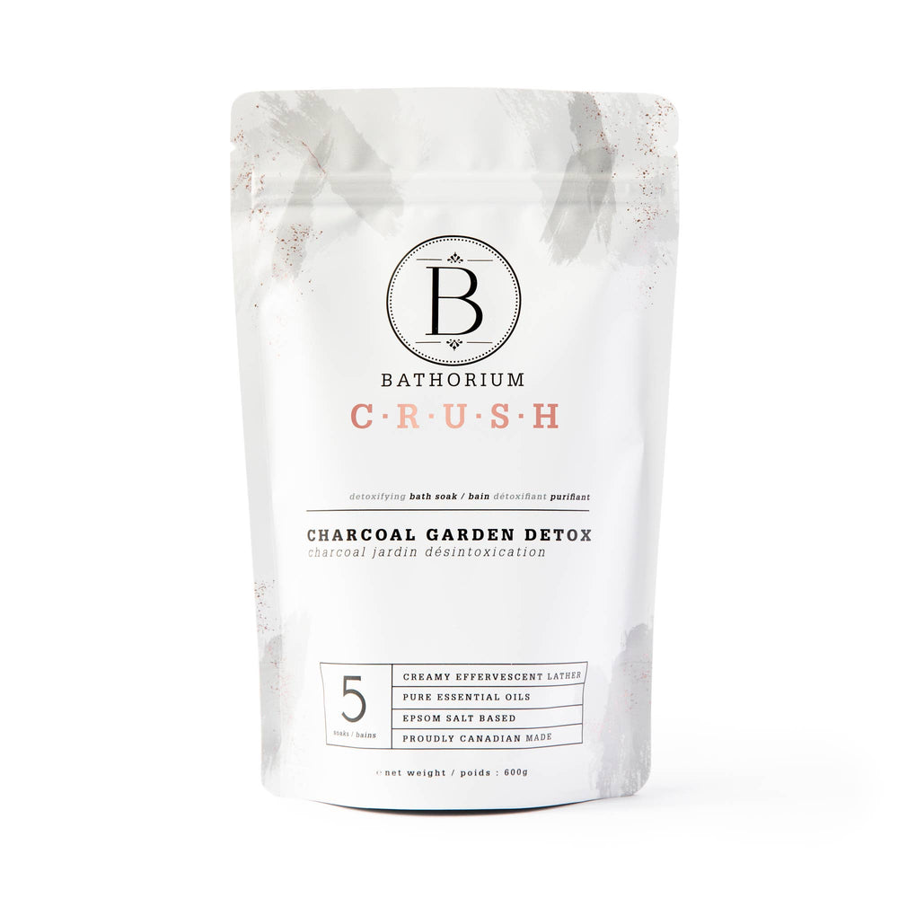 Charcoal Garden Detox Crush Bath Soak 600g