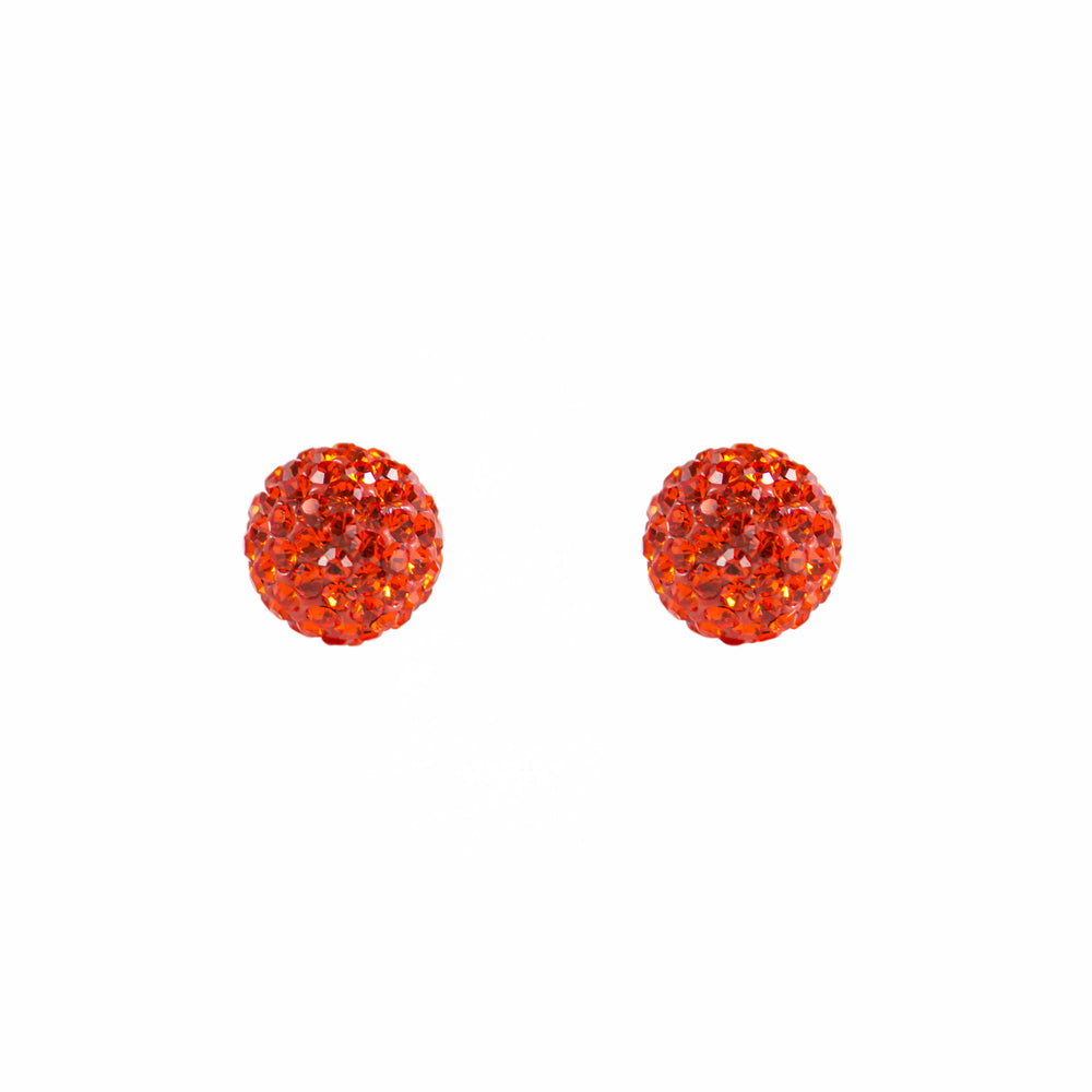 Radiance Studs Burnt Orange