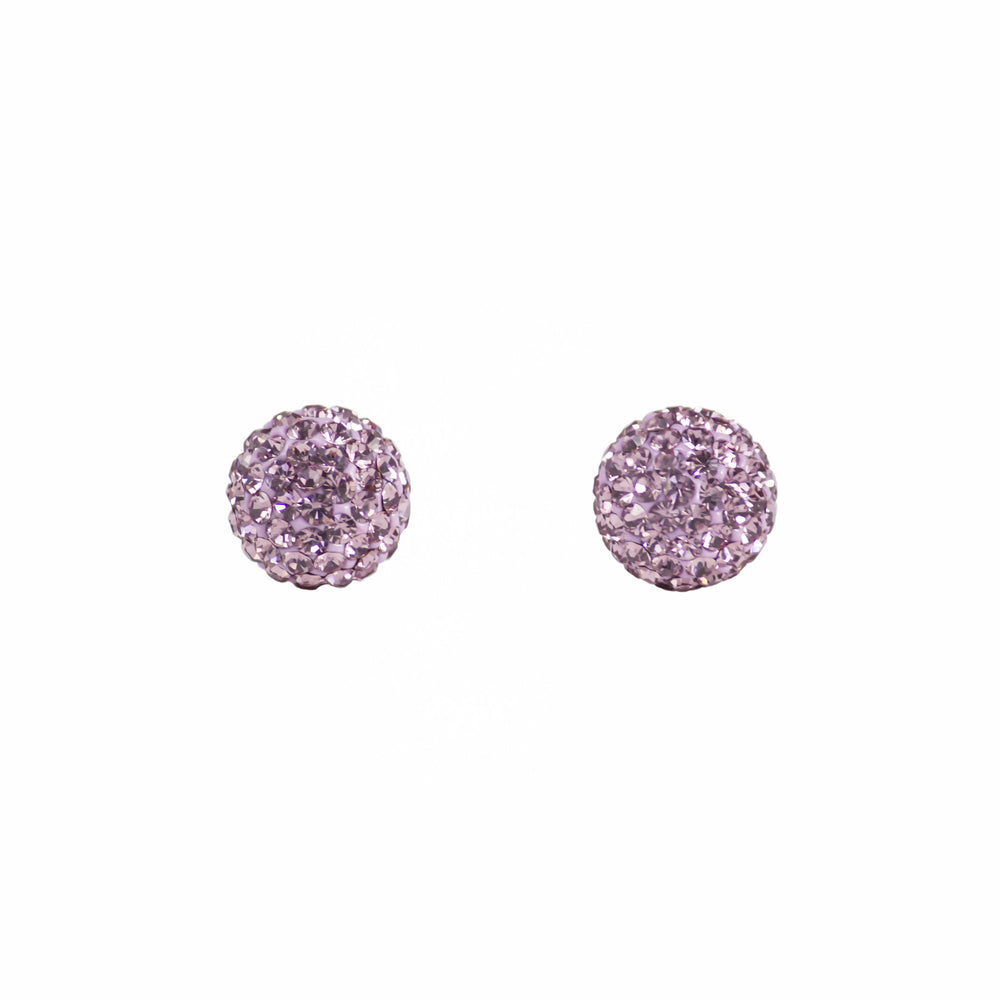 Radiance Studs Dusty Purple