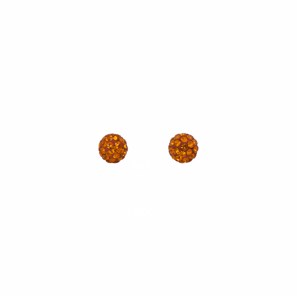 Radiance Studs Burnt Orange