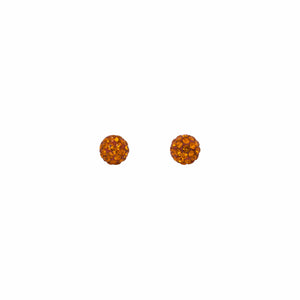 Radiance Studs Burnt Orange