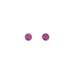 Radiance Studs Fuchsia